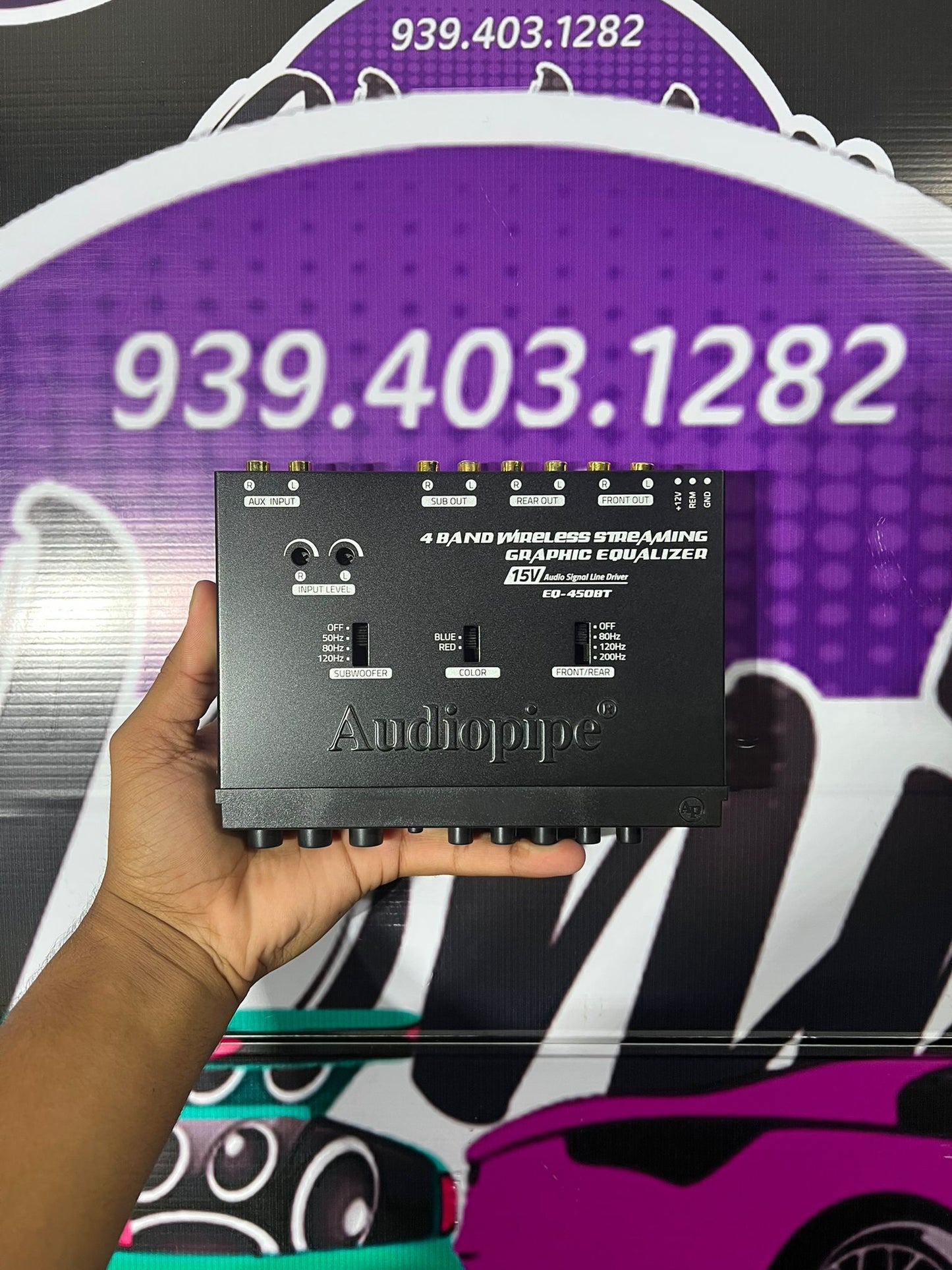 Audio Pipe EQ 450BT