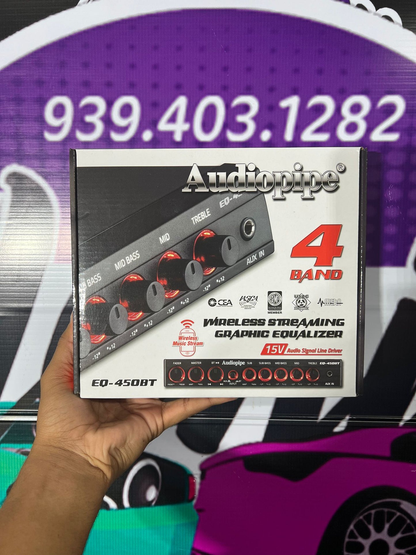 Audio Pipe EQ 450BT