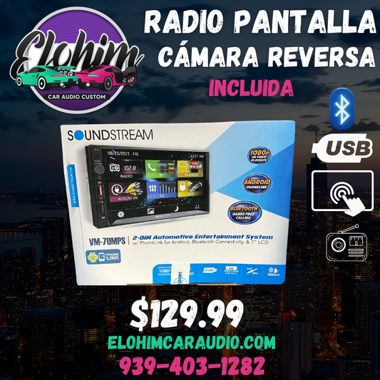 RADIO PANTALLA CON CAMARA REVERSA #1