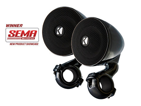 BOCINAS MOTORAS KICKER PSM 3" 4Ω Gloss Black Enclosed Speaker Pair